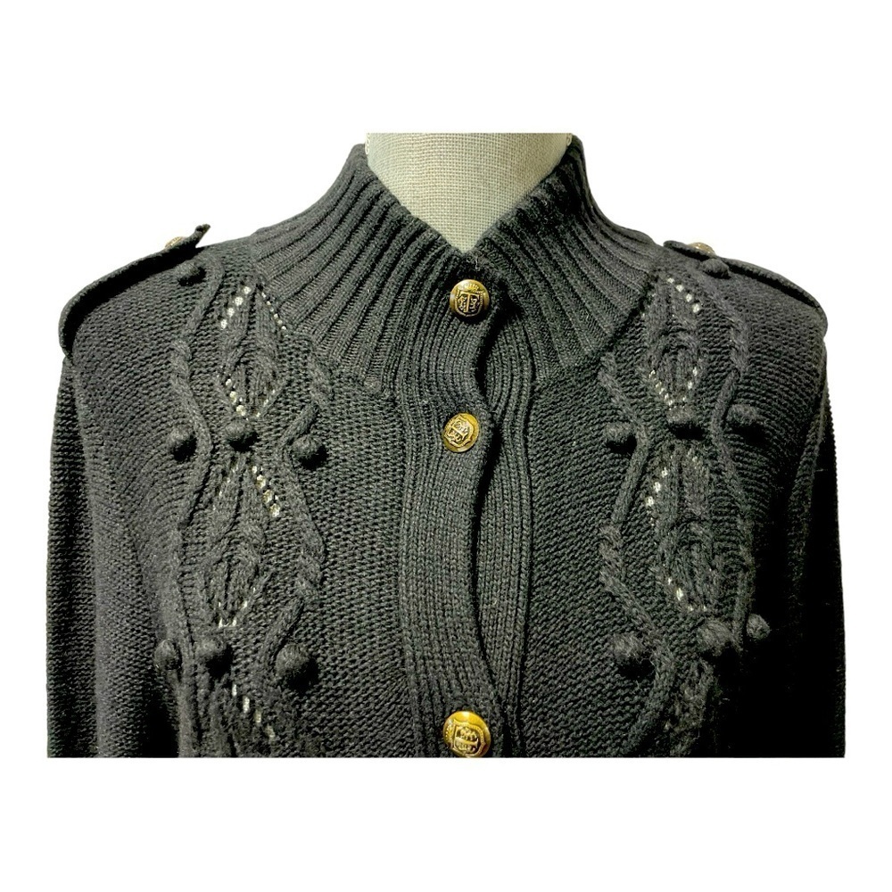 Talbots Cotton/ Cashmere Blend Button Front Cardi… - image 6